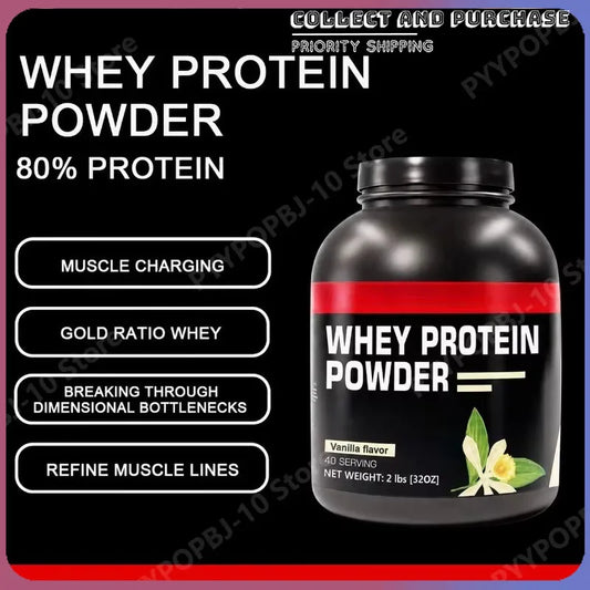 40-Serving Whey Protein Powder | Hormone-Free, Multi-Flavor Whey Protein Powder Peaceful Pleasures Health and Wellness