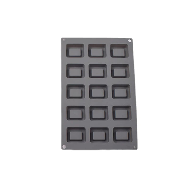 Square Donut Silicone Mold – Cake, Chocolate & Ice Cube Tray Silicone Baking Mold Peaceful Pleasures Health and Wellness style 1