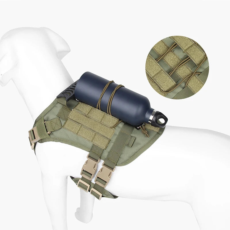 Tactical Military Dog Harness | No-Pull Vest for Large Dogs