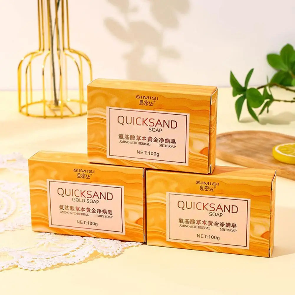 Gold Essential Oil Handmade Soap Bar – Pore Cleansing, Moisturizing & Fragrant Bath Soap 100g (3 or 6 Pack) Peaceful Pleasures Health and Wellness