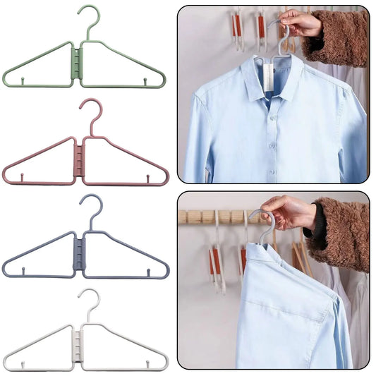 The Coat Hinger Foldable Coat Hanger 12 Pack Portable Travel Hangers Space Saving For Home Dorm Retractable Travel Drying Rack Peaceful Pleasures Health and Wellness
