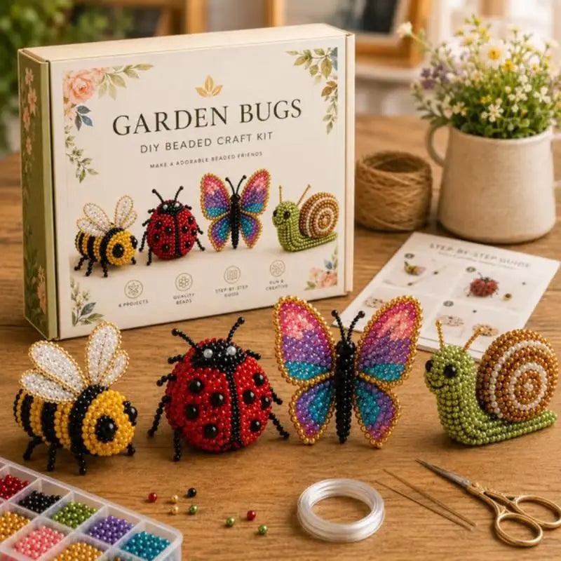3D Beaded Animal Craft Kit – DIY Beading Kit for Adults