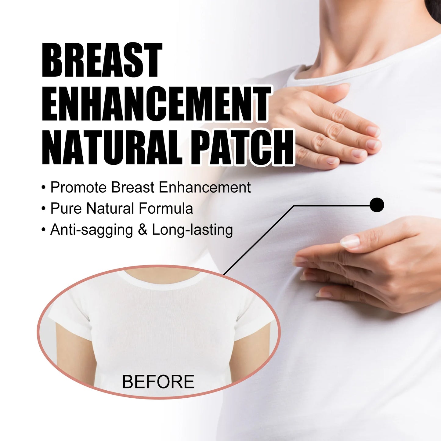 Anti-Sagging Breast Firming Patches – Lift & Plump (4pcs)