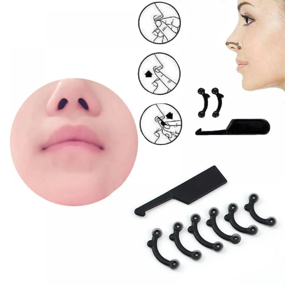 6-Piece Nose Shaping Clip Set – Bridge Lifter, 3 Sizes