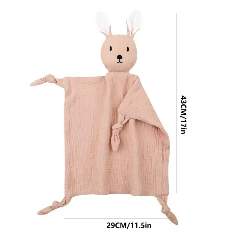 Baby Rabbit Soothing Towel | Soft Infant Sleep Aid Comfort Doll