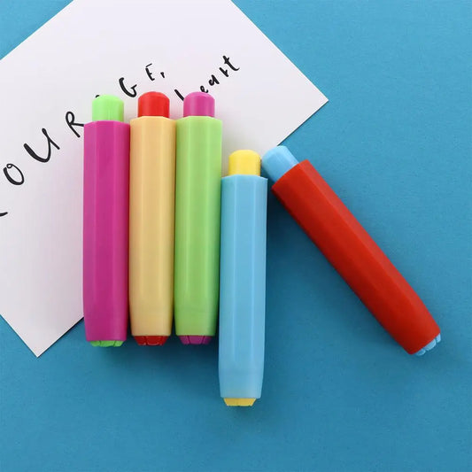 Offuce Healthy School Supplies Clean Teaching Hold Teaching On Chalkboard Non-toxic Chalk Clip Chalk Accessories Chalk Holder Peaceful Pleasures Health and Wellness