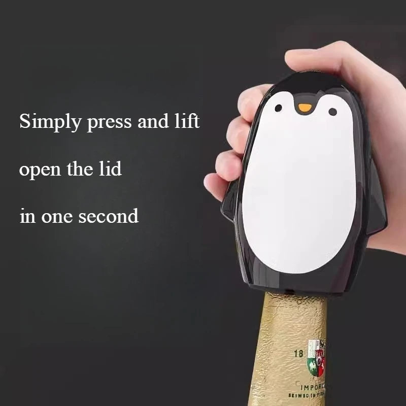Penguin Bottle Opener – Portable Stainless Steel Beer Cap Opener Novelty Bottle Opener Peaceful Pleasures Health and Wellness
