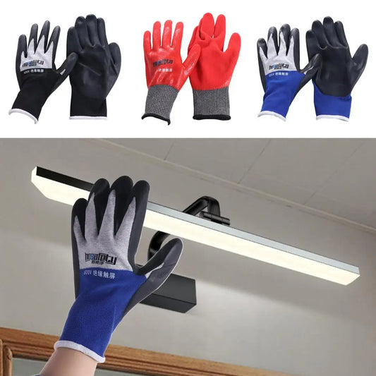 Withstanding Voltage 400V/500V Electrical Insulating Gloves Oil Proof Touch Screen Anti-Electricity Gloves Safety Ultrathin Peaceful Pleasures Health and Wellness