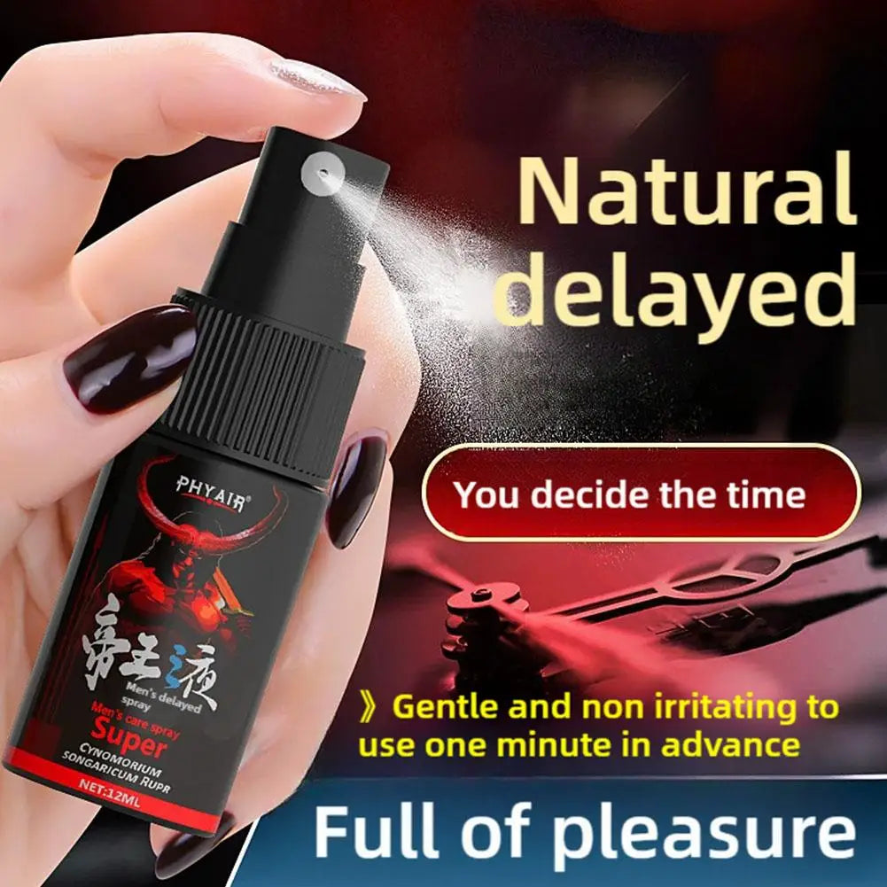 Men's Delay Spray – Natural, Fast-Acting | 12ml Topical Spray