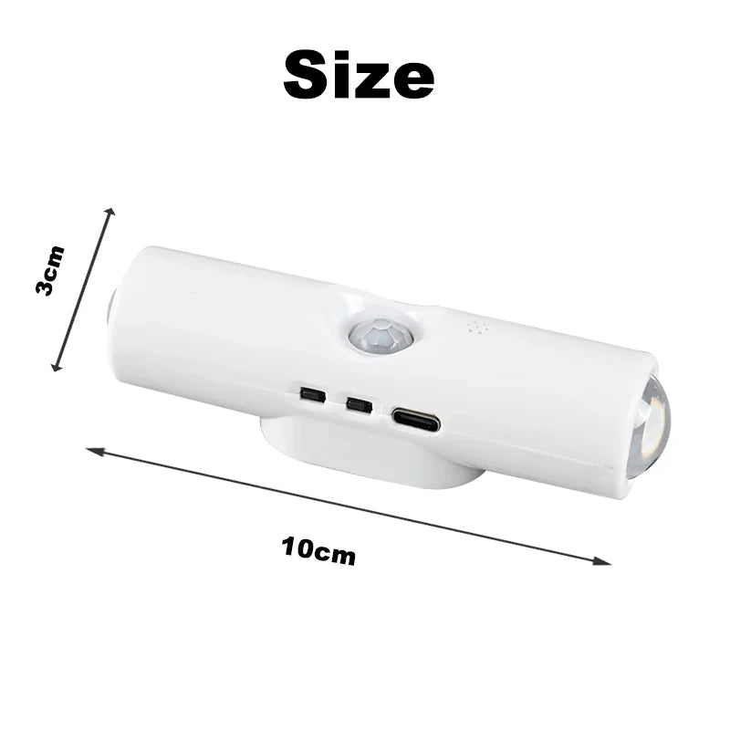 RGB Motion Sensor Night Light | Rechargeable Magnetic Spotlight Motion Sensor Night Light Peaceful Pleasures Health and Wellness