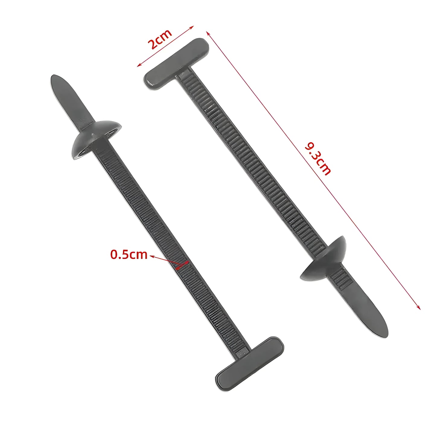 Heavy-Duty Self-Locking Nylon Zip Tie Cable Clip Buckle