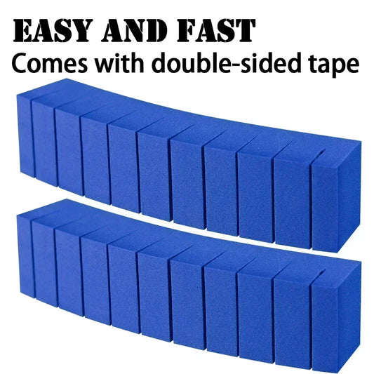 10Pcs Car Door Bumper Strips Edge Guards EVA Foam Anti-Collision Strip Car Door Guard Protector Anti-Scratch Sticker Car Styling Peaceful Pleasures Health and Wellness
