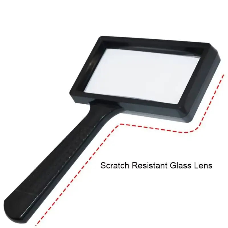 Bview Art 100x50mm Rectangular Elderly Book Reading Magnifier