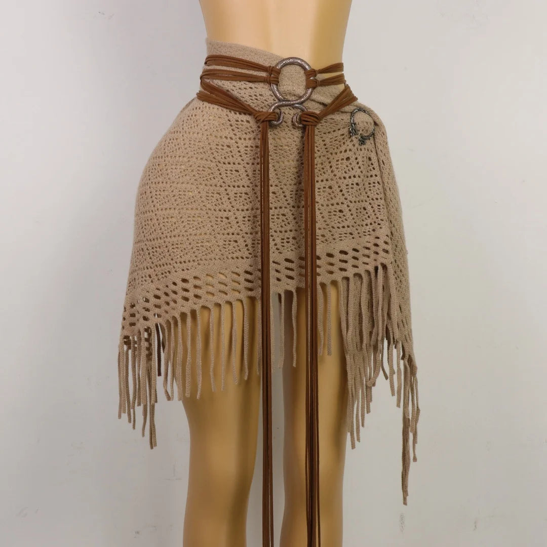 Viking Rope Belt Costume Women Medieval Troll Cross Witch Accessories