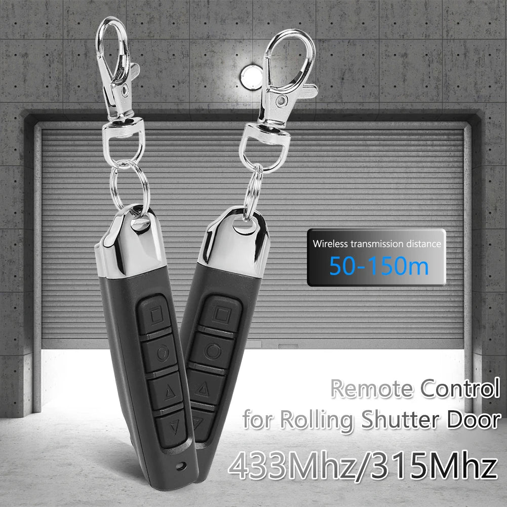 1/5PCS 433MHz Auto Copy Remote Control Electric Garage Door Opener Remote Controller Duplicator Clone Cloning Code Transmitter Peaceful Pleasures Health and Wellness