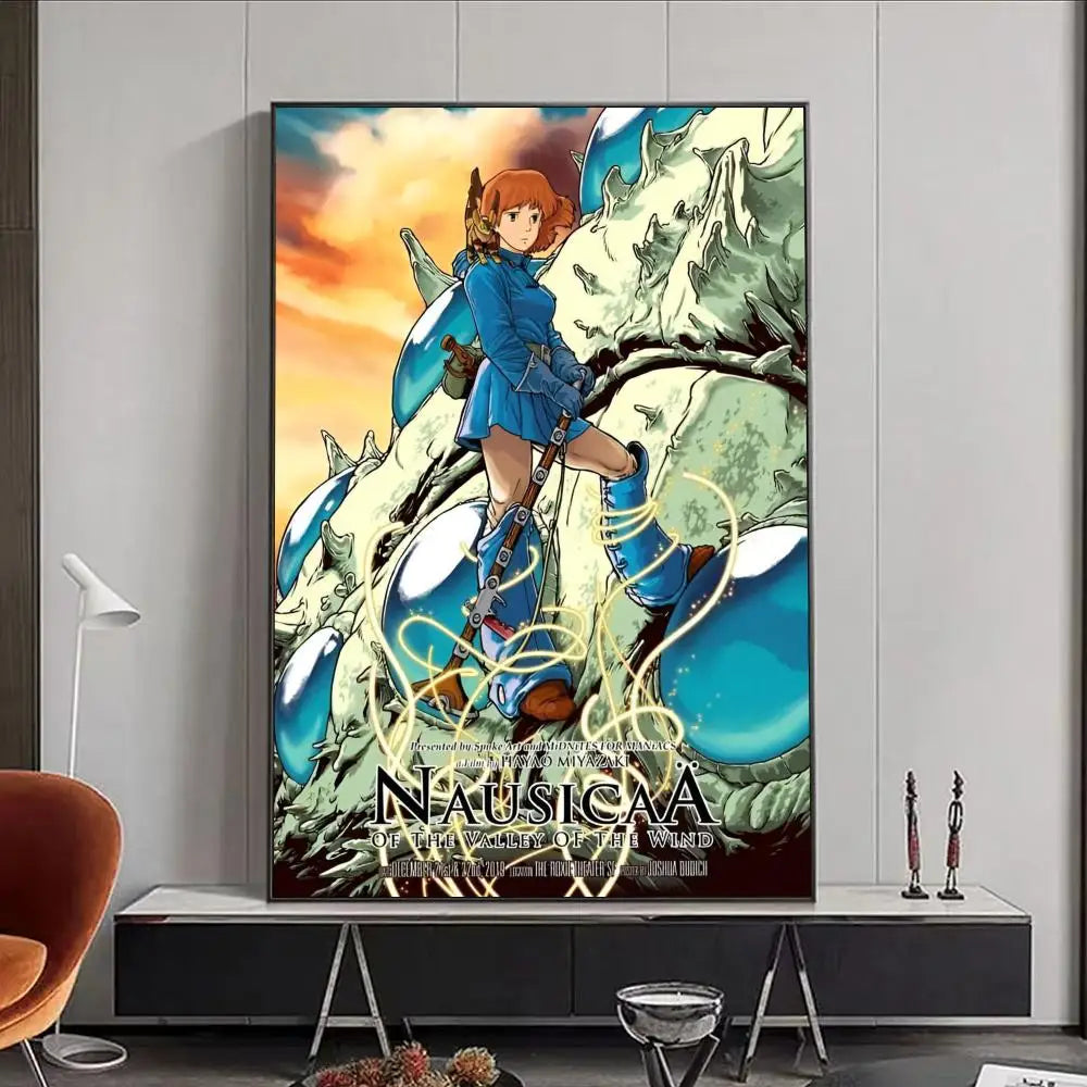 Nausicaä of the Valley of the Wind Anime Canvas Wall Art Poster