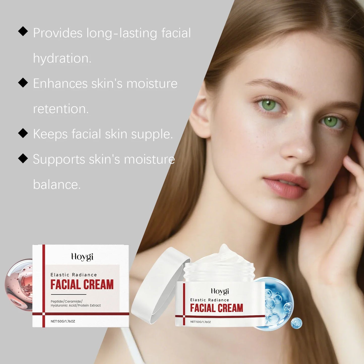Hoygi Aloe Vera Face Cream – Anti-Wrinkle Moisturizer 50g