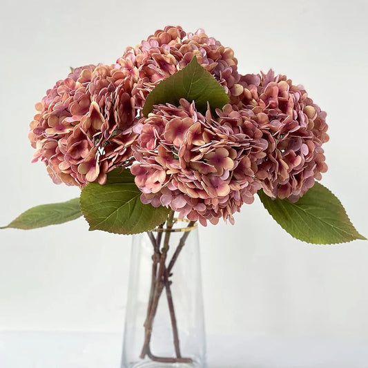 Silk Hydrangea Artificial Flowers Bundle | Wedding & Home Decor