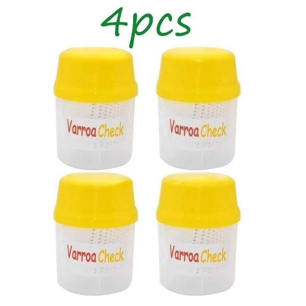 Beehive Varroa Test Varroa Shaker Comfortable To Use for Beekeeping Beekeeper Mite Measuring Beekeeper Tool Peaceful Pleasures Health and Wellness 4pcs