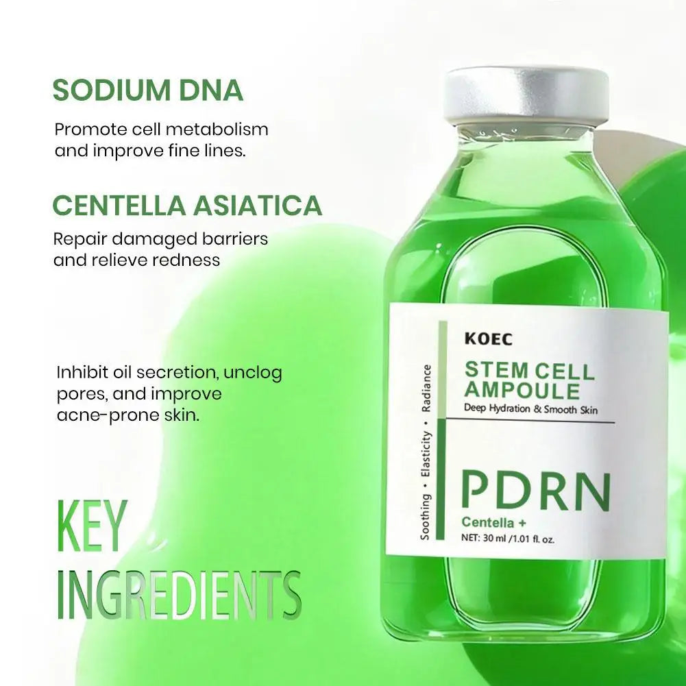 Centella PDRN Salmon Ampoule Serum Advanced Deep Repair Skin Barrier Serum For Face Firming Brightening Facial Essence Peaceful Pleasures Health and Wellness