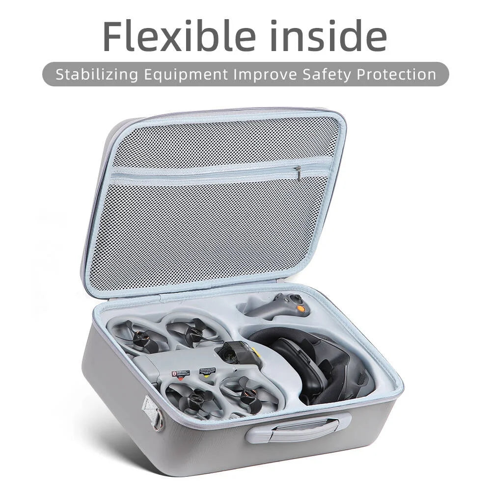PU Carrying Case For DJI Avata 360 Motion Control Kit Large-Capacity Goggles N3 Includes A Shoulder Strap For Convenient travel Peaceful Pleasures Health and Wellness Default Title
