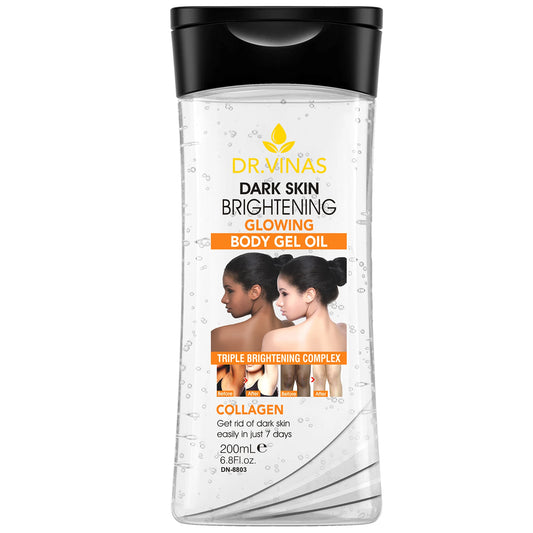 200ml WHITENING GLOWING BODY GEL OIL Body Essential Oil Skin Care Oil Moisturizing and Hydrating Care Suitable for All Seasons Peaceful Pleasures Health and Wellness