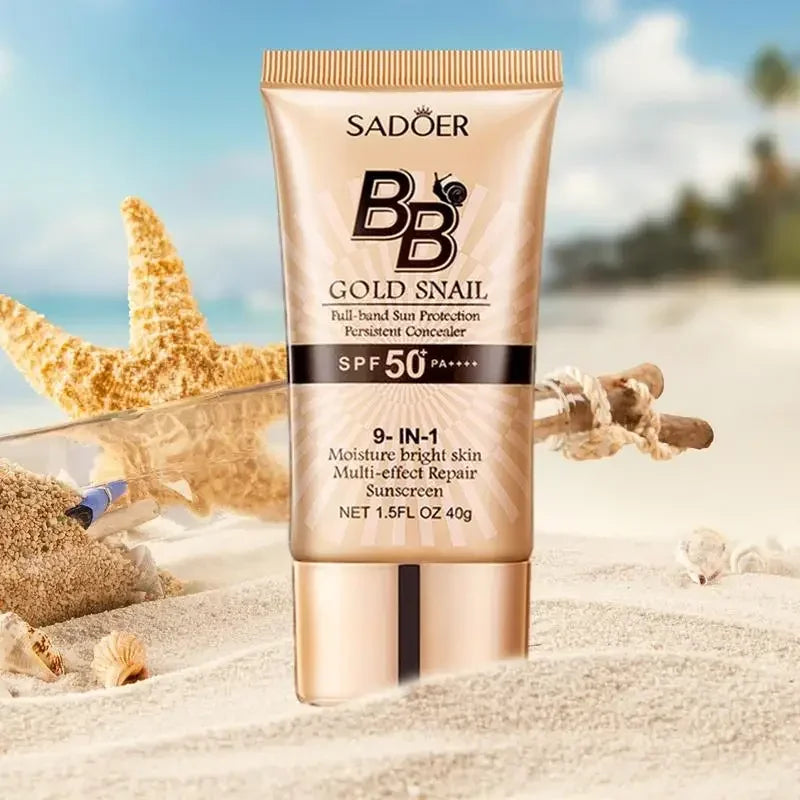 SPF 50+ Gold Snail BB Cream – Tinted Moisturizer & Concealer