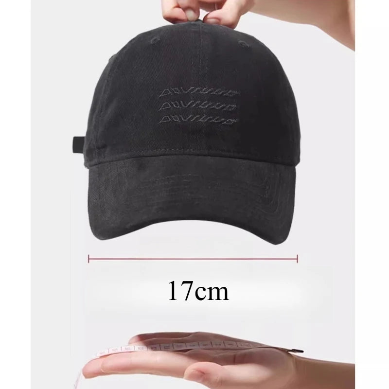 Vintage Washed Baseball Cap | Sun Protection Large Head Size
