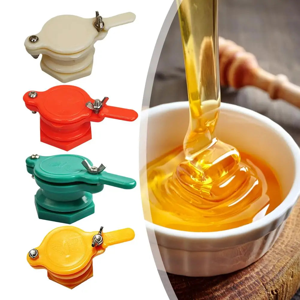 Bee Honey Faucet Gate Valve Extractor High-strength Nylon Flow Honey Mouth Healthy Safe Separator Beekeeping Tool Accessories Peaceful Pleasures Health and Wellness