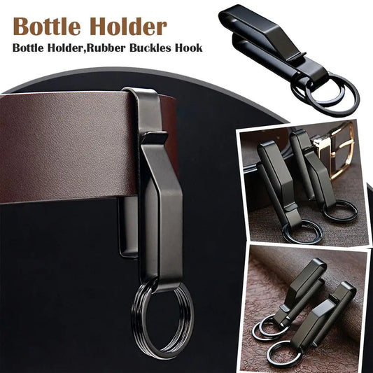 Steel MOLLE Belt Hook Keychain Clip | Outdoor Key Buckle Belt Key Clip Peaceful Pleasures Health and Wellness