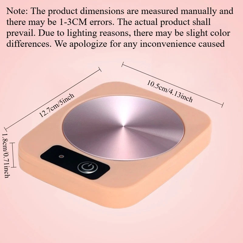 Smart 55 Degrees Warm Cup Warmer EU US Plug 220V 110V Insulated Heating Pad Heating Coaster for Milk Coffee Office Tea Home Use Peaceful Pleasures Health and Wellness pink US