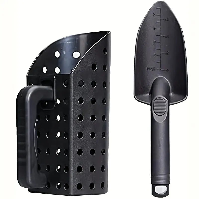 Metal Detector Sand Scoop and Shovel Set Digging Tool Accessories for Underground Metal Detecting Gold Treasure Detector Peaceful Pleasures Health and Wellness