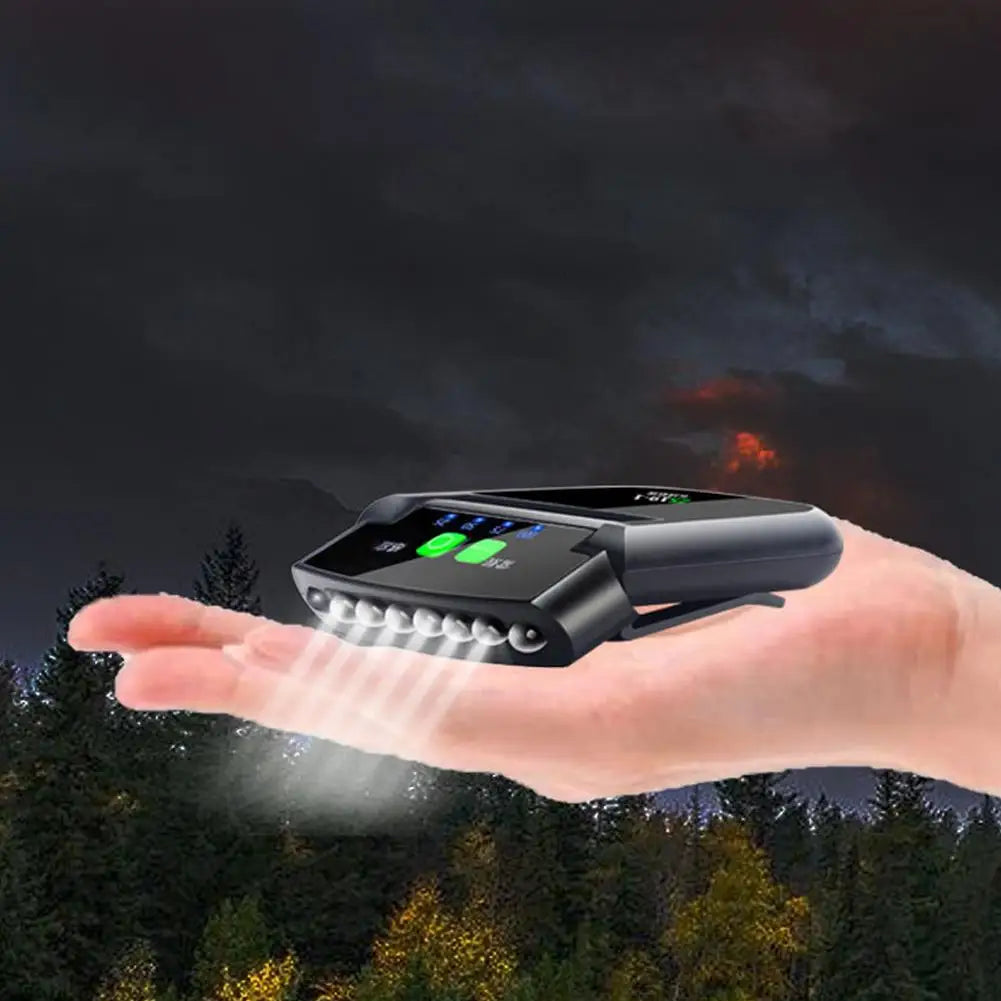 USB Rechargeable LED Clip-On Cap Headlamp | Camping & Fishing