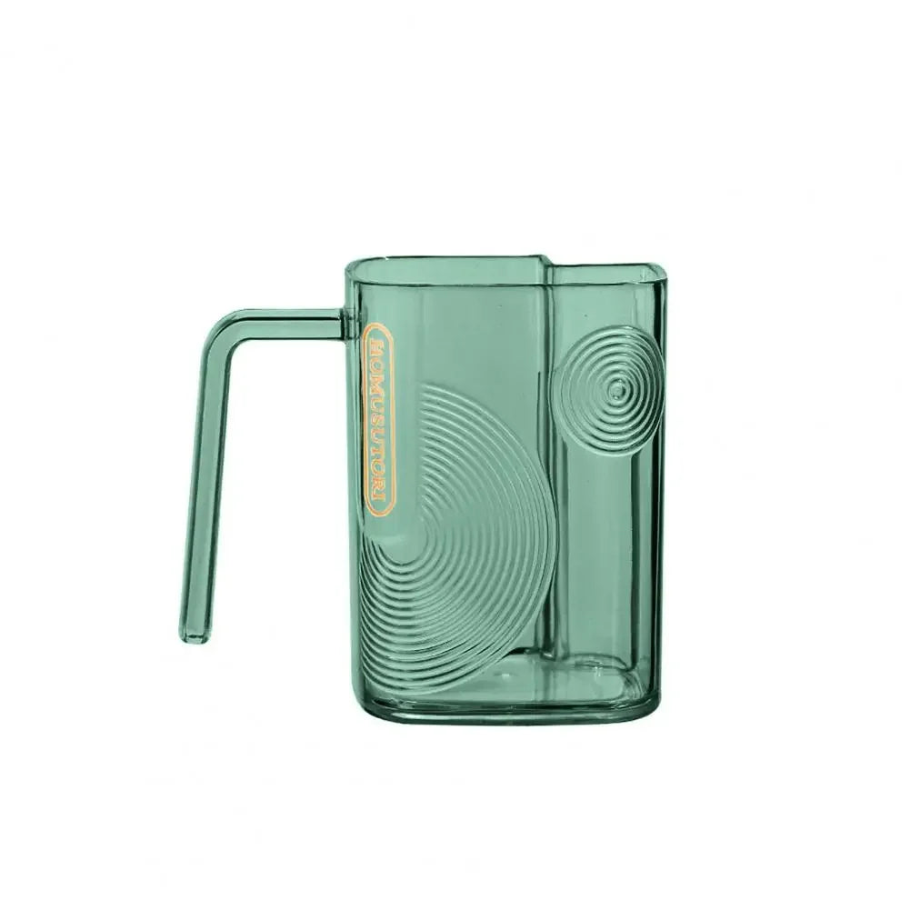 Transparent Mouthwash & Toothbrush Cup | Modern Bathroom Cup