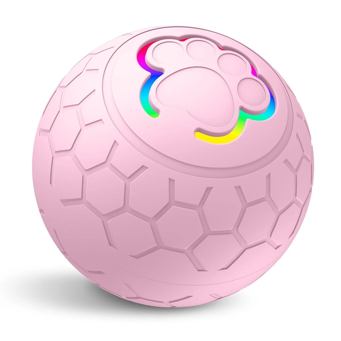 Smart Interactive Pet Toy Ball – RGB Lights, Auto Roll & Bounce