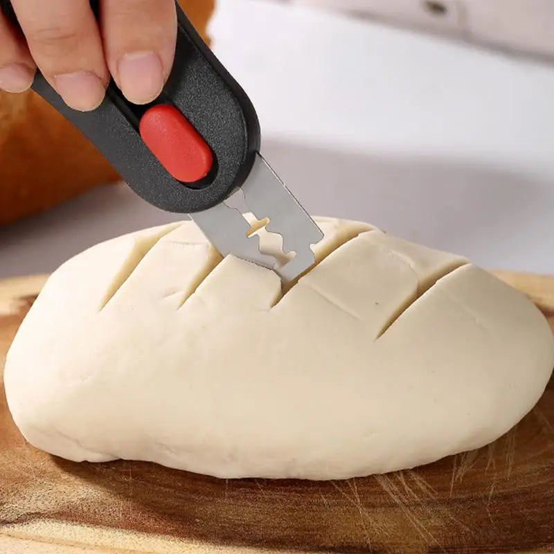 New Bread Scoring Blade Set Homemade Sourdough Dough Scribing Tool With 5 Replacement Blades Bread Scoring Knife Razors Cutter Peaceful Pleasures Health and Wellness
