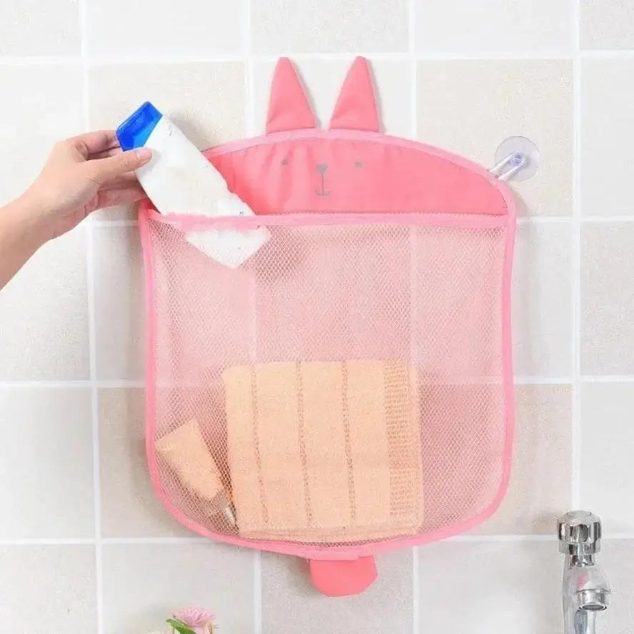 Cartoon Wall Hanging Storage Bags Knitted Net Mesh Kitchen Bathroom