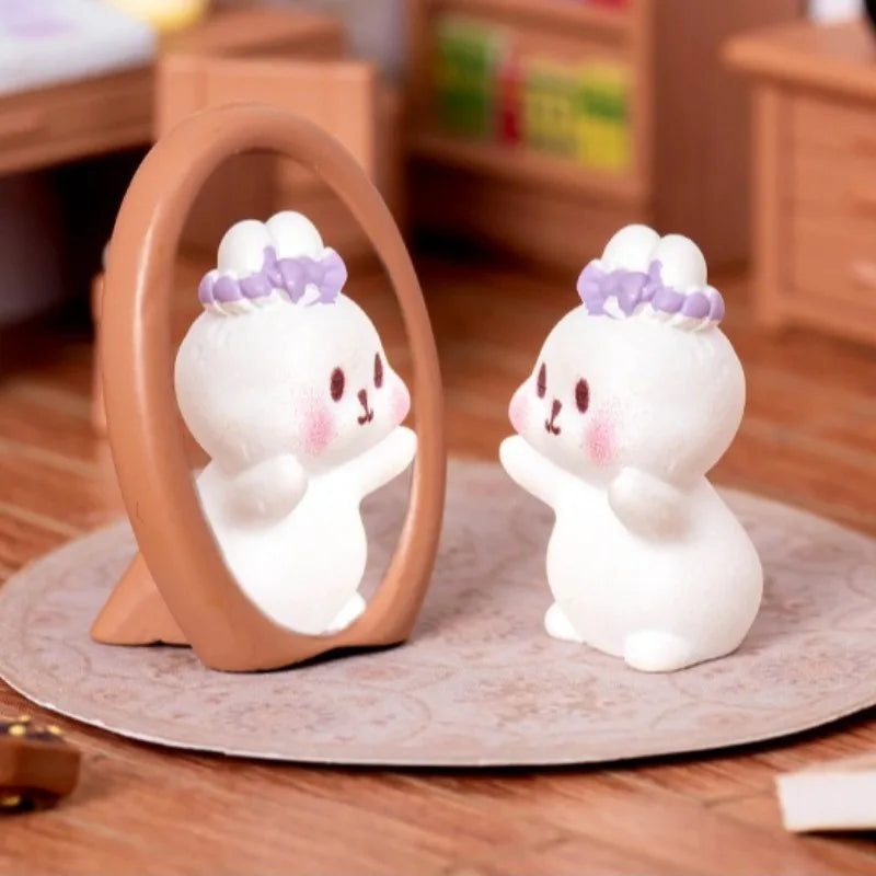 1PCS Dollhouse Miniature Furniture Mini Furnishing Bed Sofa Chair Scene Model Micro Landscape Fairy Garden Ornament Kids Gifts Peaceful Pleasures Health and Wellness