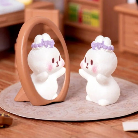 1PCS Dollhouse Miniature Furniture Mini Furnishing Bed Sofa Chair Scene Model Micro Landscape Fairy Garden Ornament Kids Gifts Peaceful Pleasures Health and Wellness