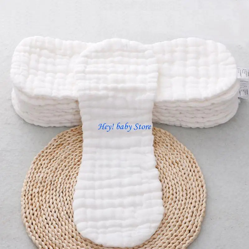 5-Pack Soft Cotton Reusable Cloth Diapers for Newborns – Unisex