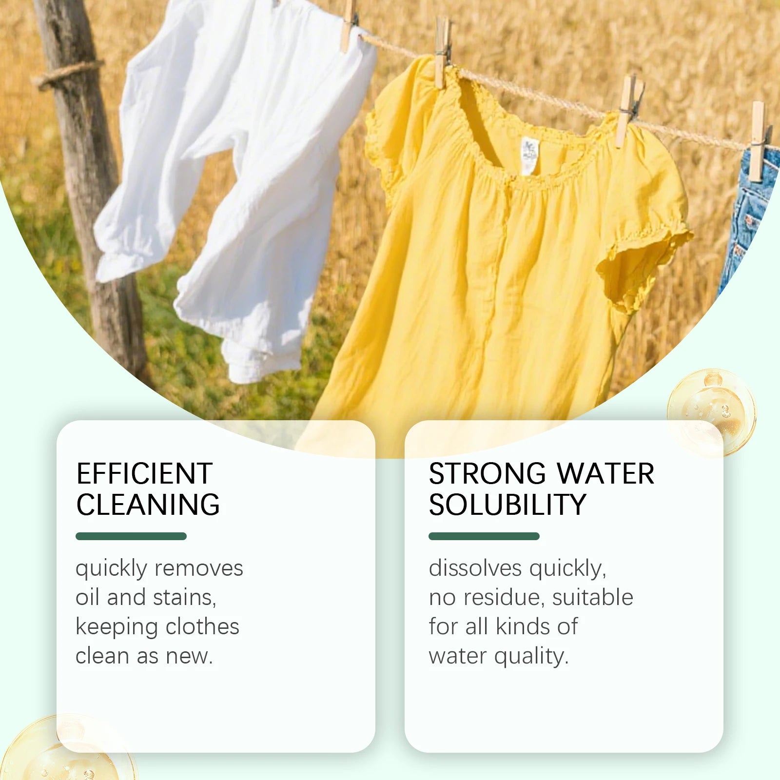 Laundry Detergent Sheets Deeply Dissolve Dirt And Grease Stains Suitable For Washing Machines Leaves Clothes Soft And Fragrant Peaceful Pleasures Health and Wellness