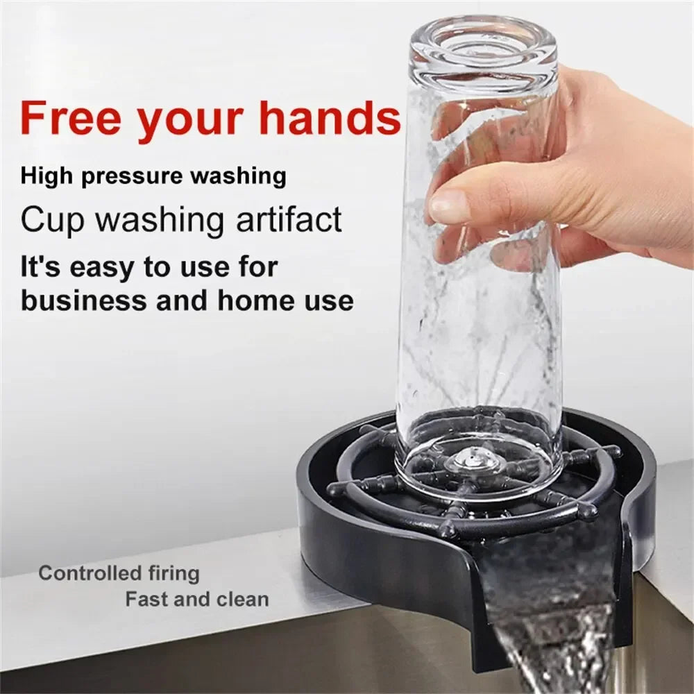 Automatic High-Pressure In-Sink Cup Washer & Glass Rinser