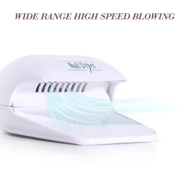 Portable Nail Fan Dryer for Regular Polish | One-Key Operation