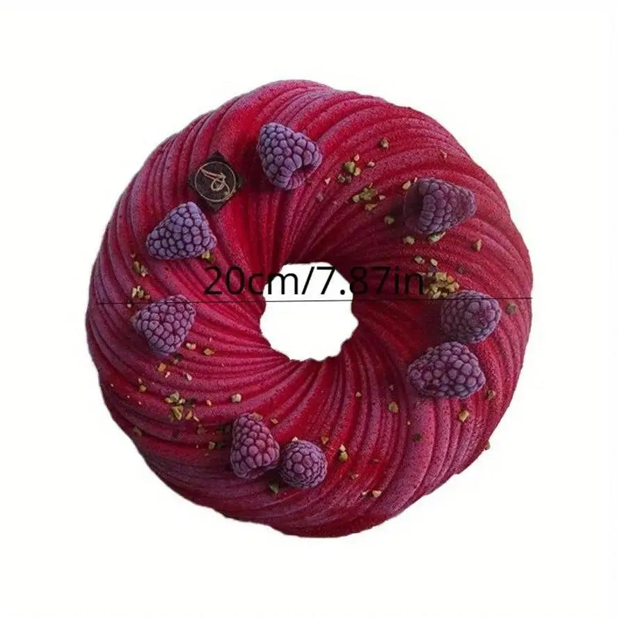 DIY Round Silicone Dessert Mold Mousse Cake Pudding Jelly Chocolate