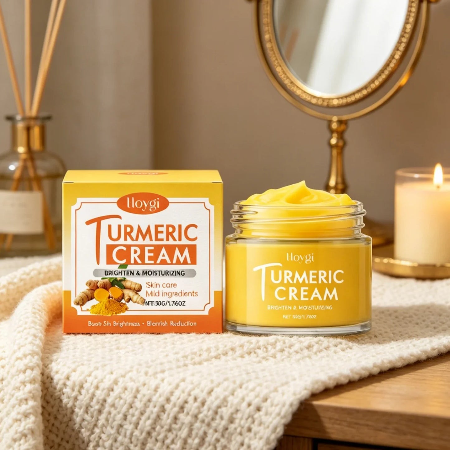 Hoygi Turmeric Face Moisturizer – Brightening Cream 50g