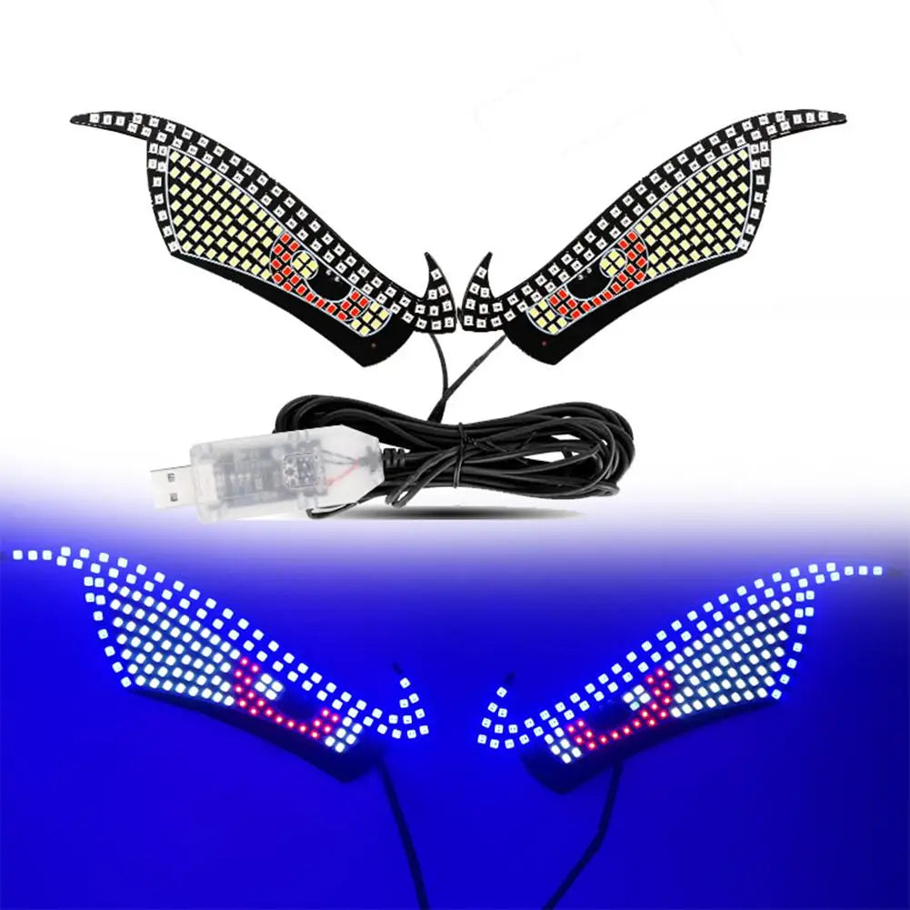 LED Demon Eye Car Light Strip | USB Atmosphere Decorative Light