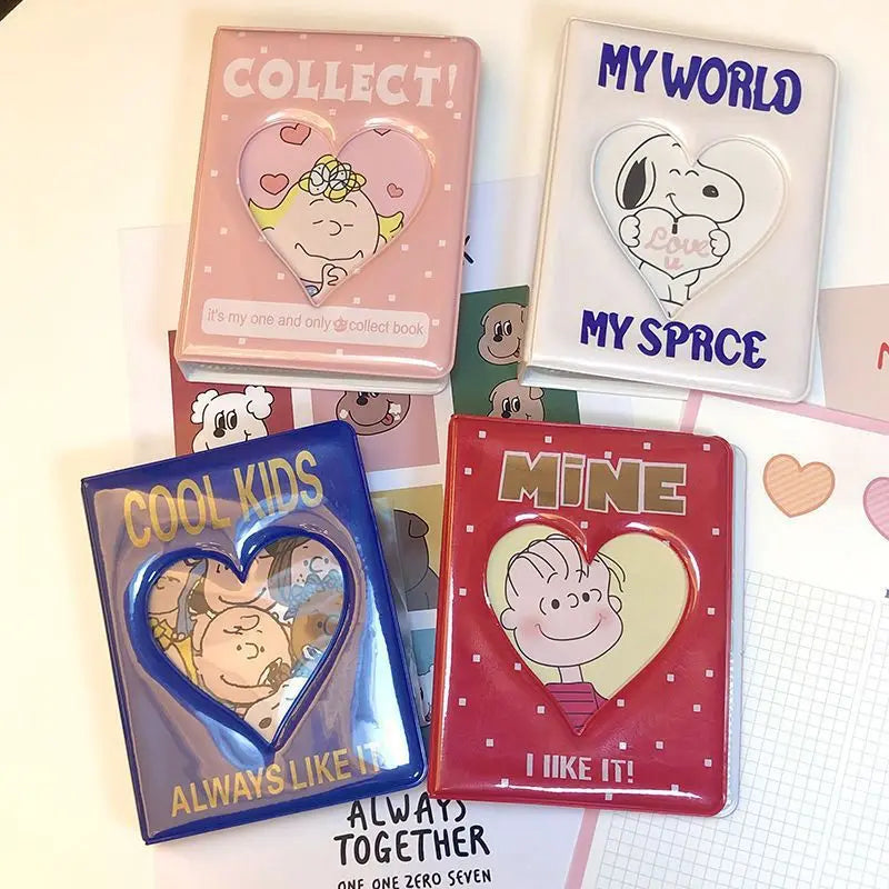 Mini Photo Album 64 Pockets Cartoon Photocard Holder Book Collect