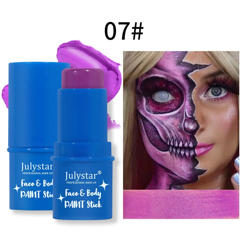 8-Color Halloween Face & Body Paint Kit – Kids & Adults