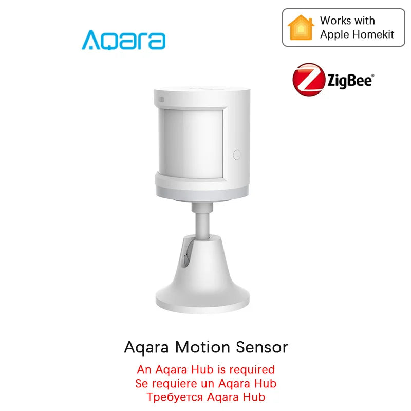 Aqara Smart Home Kits Zigbee Gateway Hub M1S Wireless Switch Lamp Door Motion Temperature Sensor for Mihome Homekit Peaceful Pleasures Health and Wellness Body Sensor