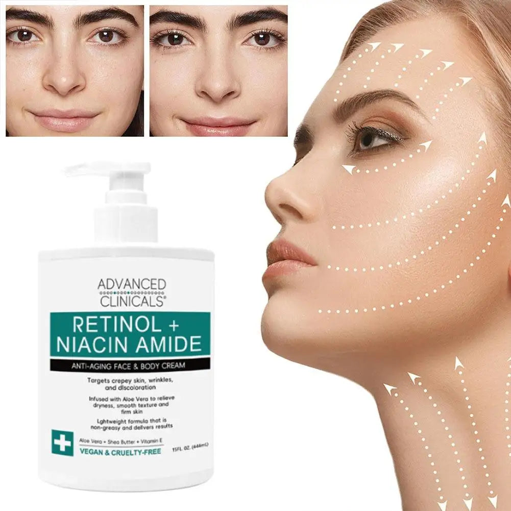 Retinol & Niacinamide Face & Body Moisturizing Cream 444ml